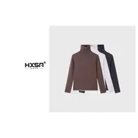 HXSM 「条纹高领德绒」秋经典老钱百搭条纹打底衫084