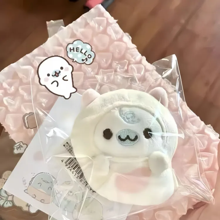 可爱角落生物豆芝麻小海豹挂件毛绒书包包挂饰公仔玩偶超萌少女心