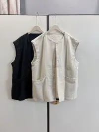 两色简约阔型马甲秋冬