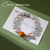 【小霞珠宝】翡翠葫芦手链手工气质珍珠手链轻奢 时尚珍珠 AD195