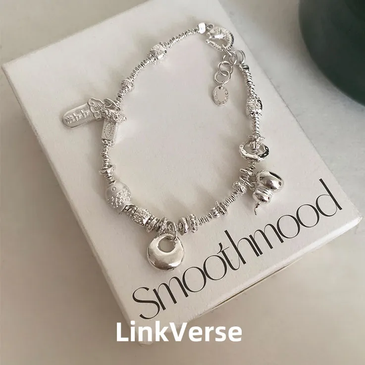 925银手链 s925银葫芦小胖福手链女气质简约设计感送女友闺蜜礼物