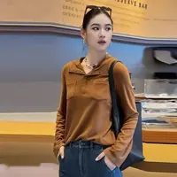 [商场同款】2025秋季新款气质休闲时尚纯色半开胸百搭连帽长袖卫衣