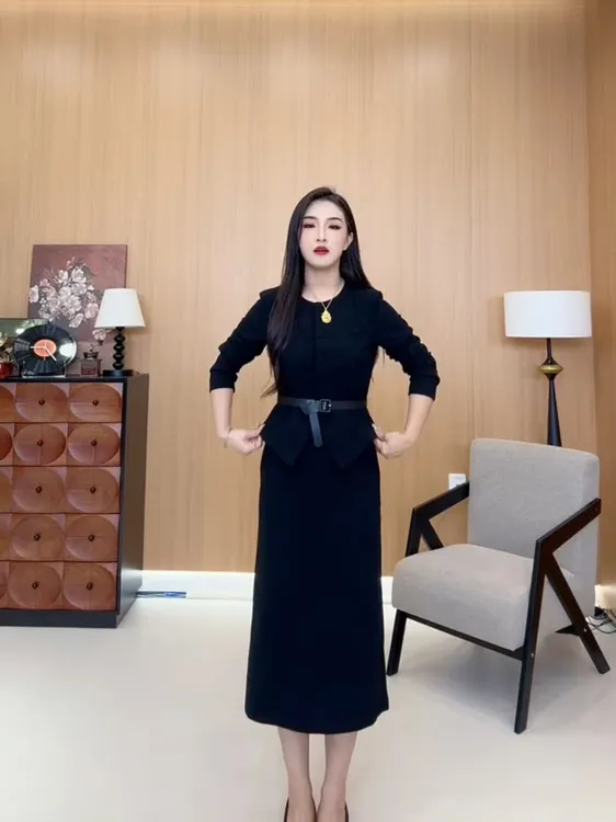 【威尼斯买手店-L】简约气质单排扣时尚套装1911