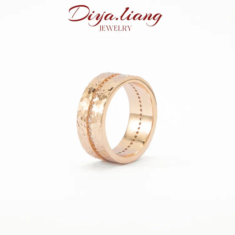 925银戒指 梁雅帝新品【天地龙鳞】不规则CNC精工气质纯银戒指