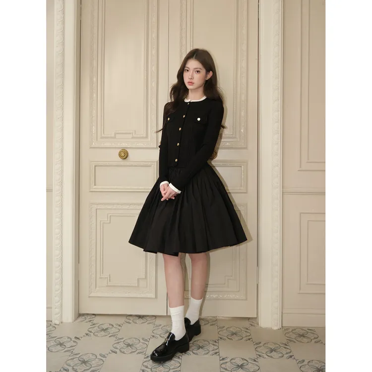 AVENEMENT留洋千金针织外套高级感气质显瘦开衫上衣女秋冬