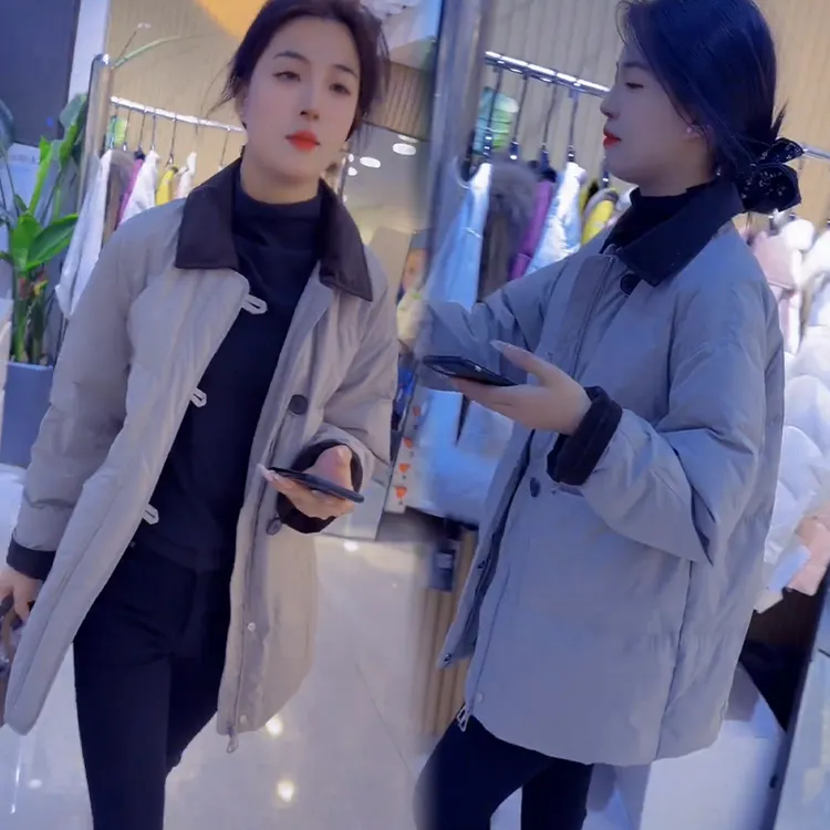 2025秋冬新款时尚显瘦气质网红高档洋气女高级百搭宽松大码棉服潮