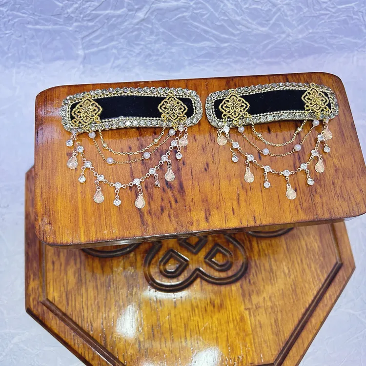 民族风蒙古元素流苏发夹