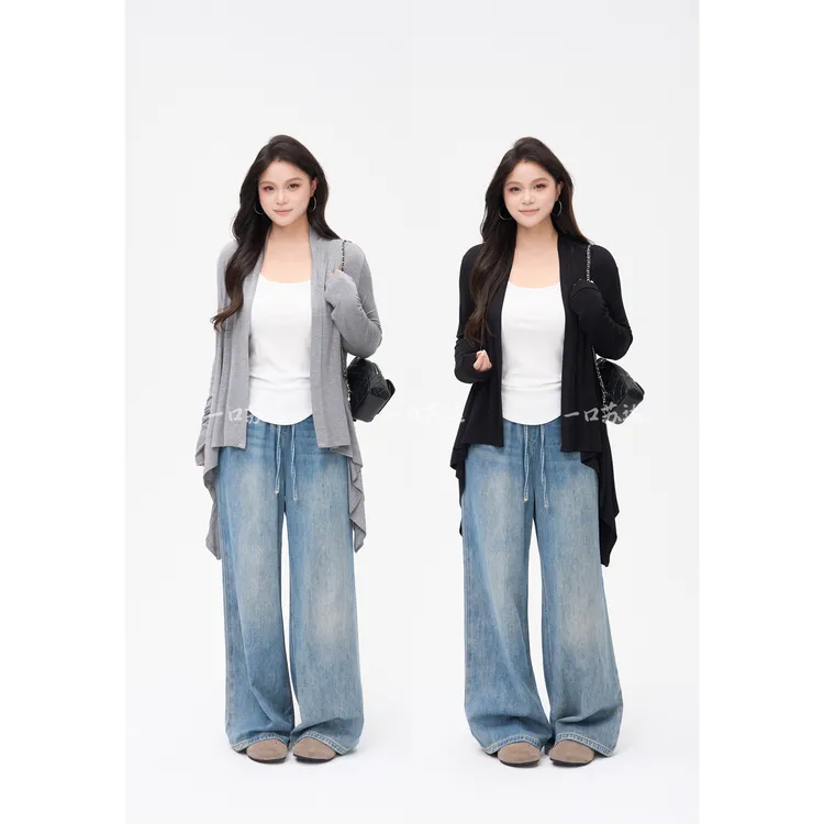 一口苏达藏肉开衫 松弛感慵懒风韩系ins夏季遮肉显瘦百搭时尚开衫