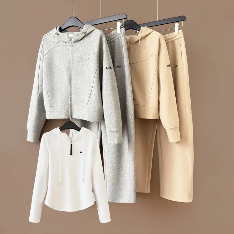 时尚冬季套装女装2025韩系入冬衣服一整套三件套韩系学院卫衣套装