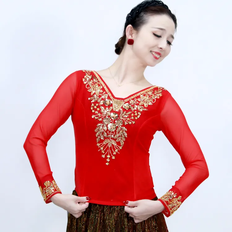 异域风情依曼之舞E2661民族风跳舞专用衣服女款新疆舞蹈服装