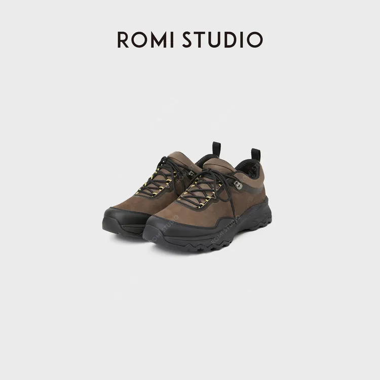 ROMI STUDIO“轻量化登山鞋”细腻磨砂牛皮机能风运动鞋 RWCAP34549