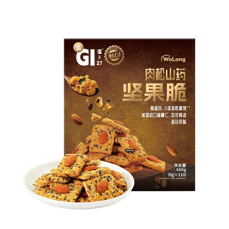 山姆会员超市 沃隆 肉松山药坚果脆 660g