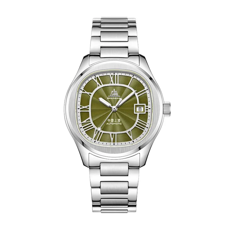 【25新品】男款轻奢时尚高端机械简约留声机手表防水百搭腕表机械表