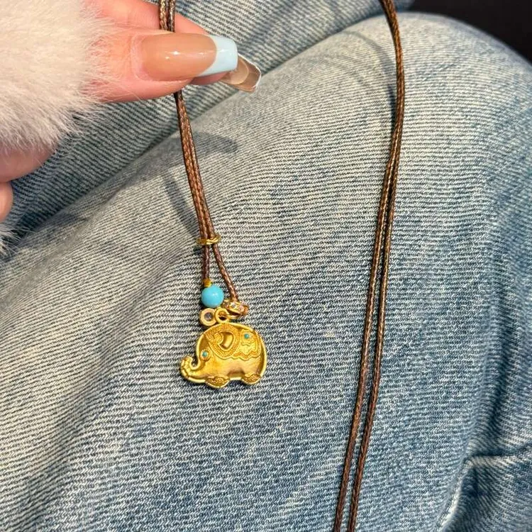铜合金吊坠 吉祥如意小象吊坠 L015
