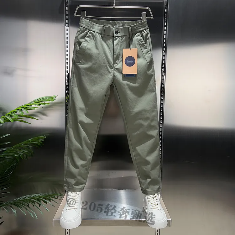  【九分裤】秋冬轻奢九分休闲裤男锥形顺感无束缚百搭小直筒长裤子