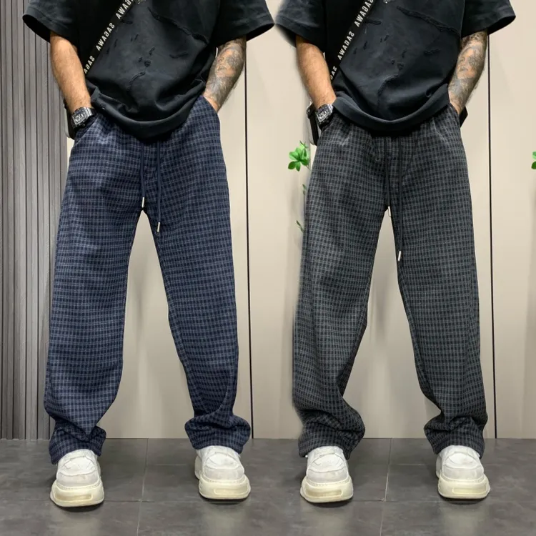2025年秋季休闲裤男士韩版直筒裤宽松时尚百搭长裤休闲裤运动卫裤
