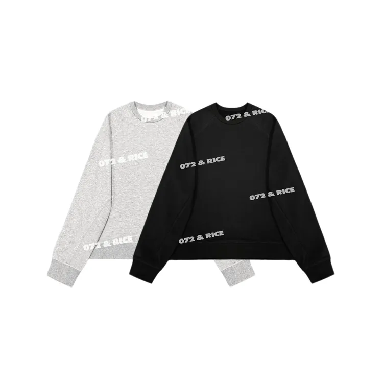 072 & RICE【省卫衣】棉 秋冬休闲圆领长袖卫衣 32XB115