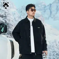 【皮衣双防风90白鸭绒羽绒服】森老板轻熟男装冬季拉链保暖羽绒服