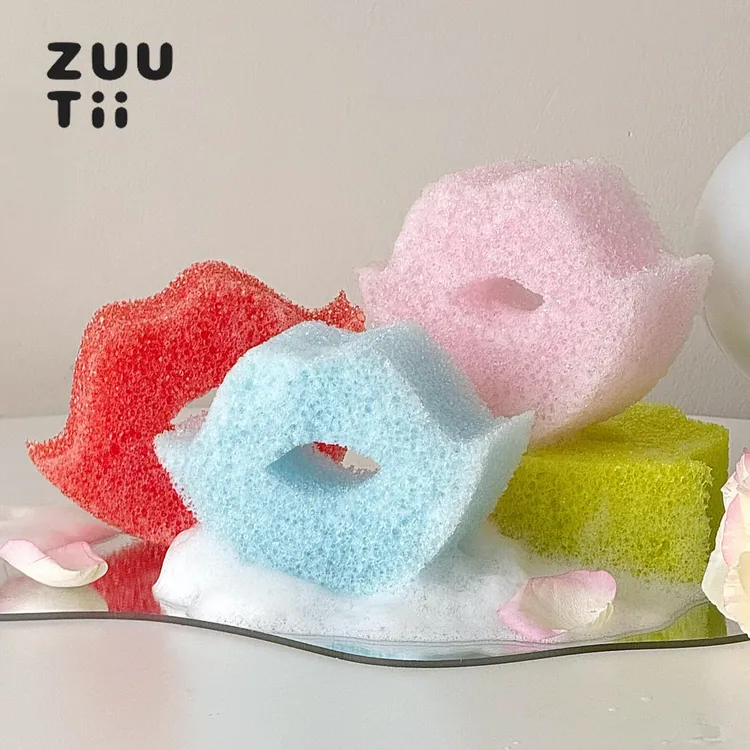 加拿大zuutii温感么么擦海绵擦厨房清洁去污不掉毛洗碗锅刷百洁布