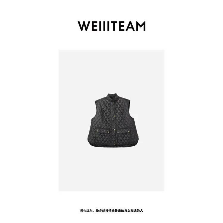 WEIIITEAM “承典拓新”小立领大口袋马甲 J404142