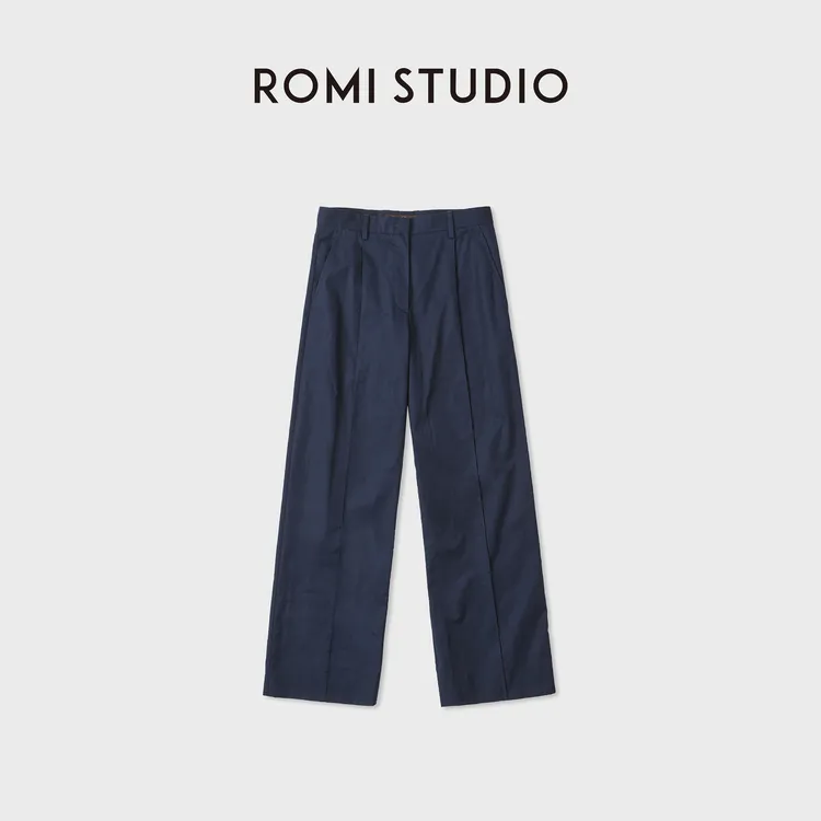 ROMI STUDIO“工装套装”100%匹马棉干爽双斜纹直筒西裤 RWDRXY3736