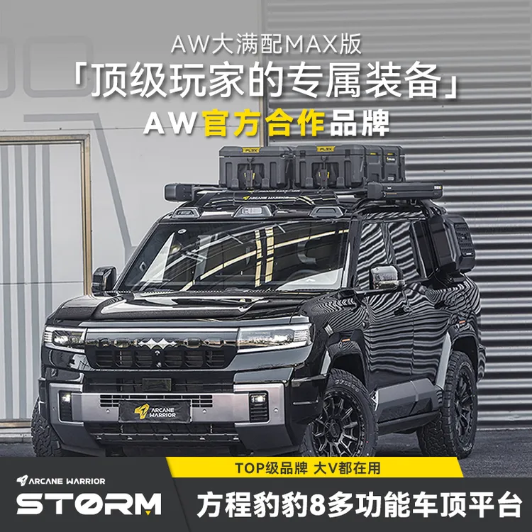 ARCANE WARRIOR方程豹豹8改装必买配件aw车顶平台车顶箱最帅案例