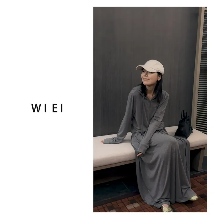 《WI EI》糯米糍*软糯高克重天丝羊毛针织外套/松弛纸片裙W25306099
