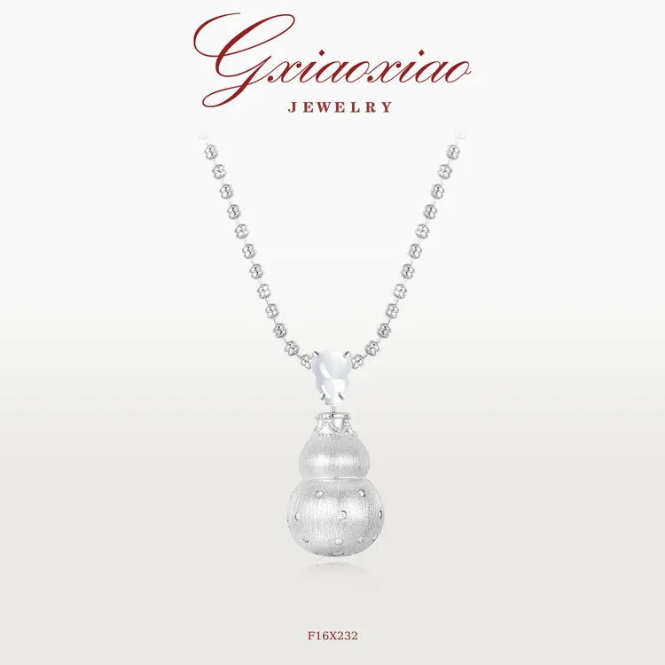 G XIAOXIAO 拉丝葫芦项链 F16X232新年礼物
