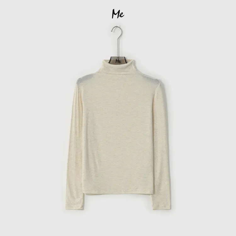 ME【高领皮肤衣】阿拉善山羊绒极简修身显瘦亲肤内搭上衣MESA4397