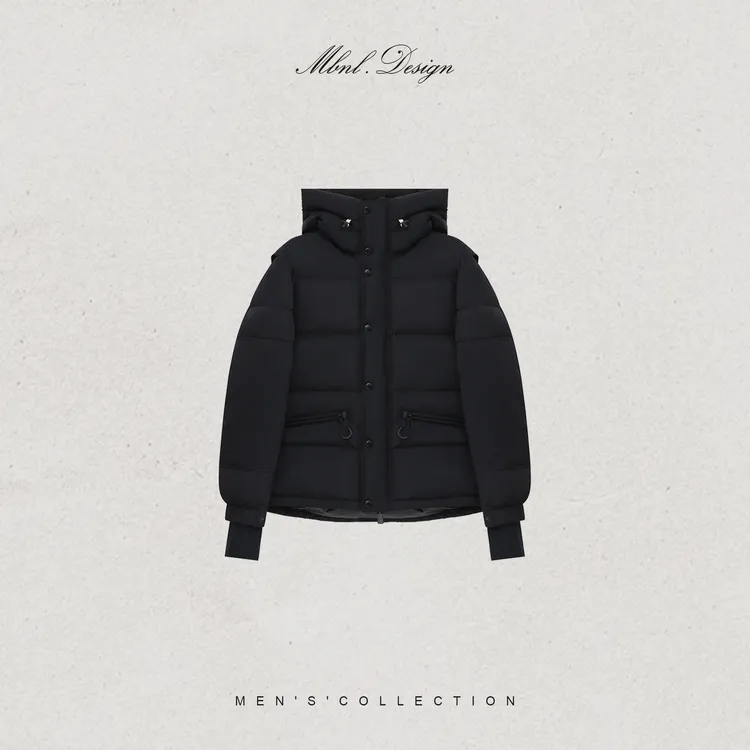 MBNL-F「M.K-Denier」秦磊男装90鹅绒高密度充绒羽绒服LL-WYR7048