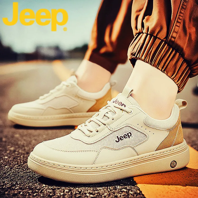 jeep吉普板鞋男鞋冬季潮牌2025新款爆款高端品牌运动休闲鞋子男士