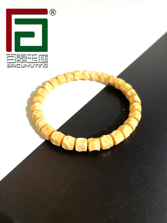 百翠玉庭龙脊菩提手串3.0银标级精品龙脊直切无相卡7+尺寸