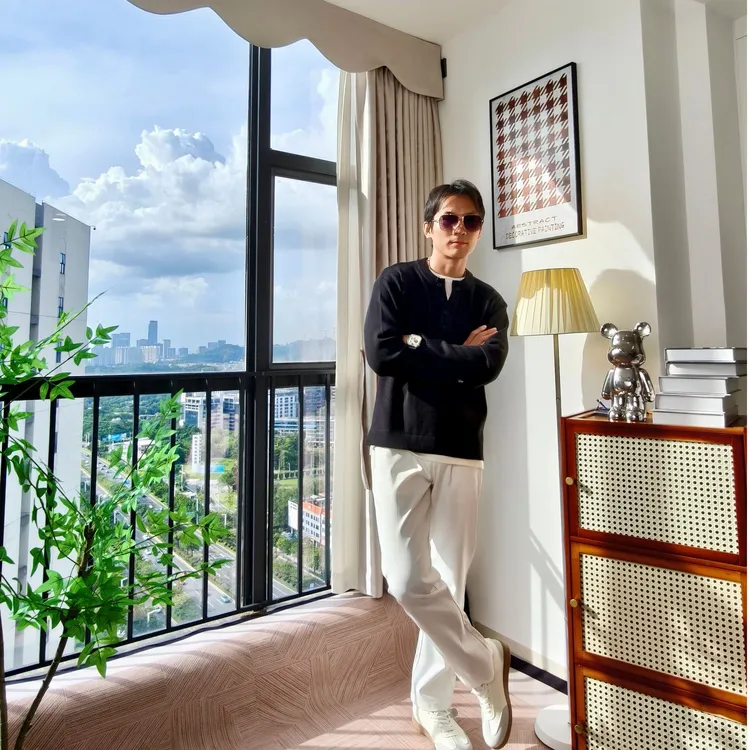 抗起球假两件简约毛针织撞色拼接打底衫厚重时尚百搭长袖上衣