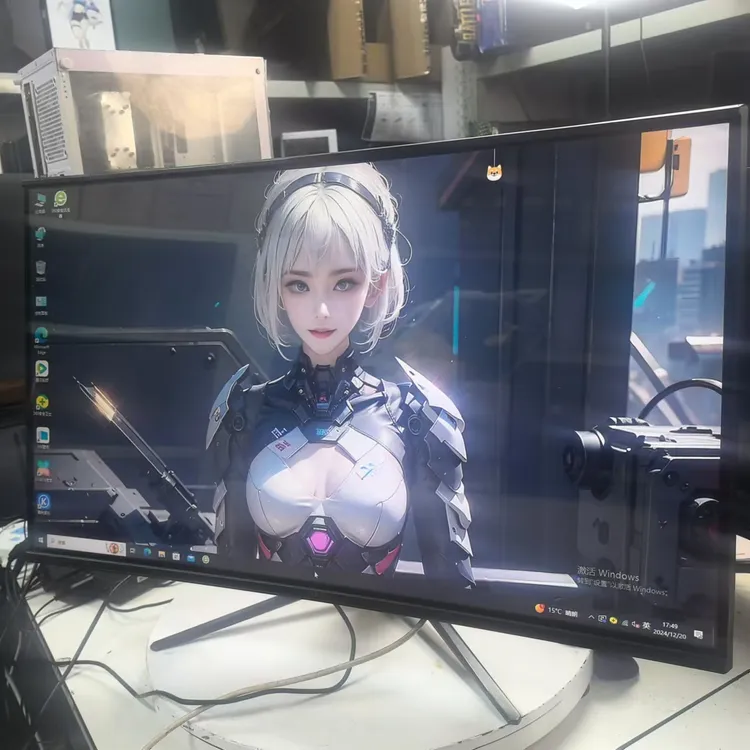 8新  铁幕40寸1K144HZ电竞游戏高刷微曲黑色显示器