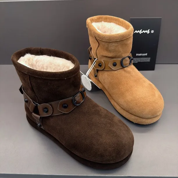 玛莎玛索冬季新款大棉雪地靴17-3001时尚百搭休闲网红潮鞋大棉女