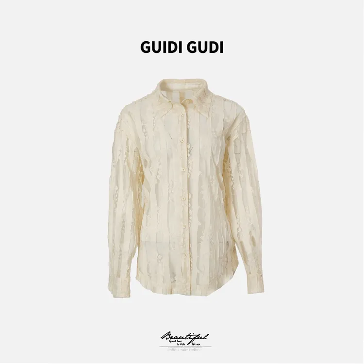 GUIDI GUDI【飘云】重工刺绣外套/黄加蓝