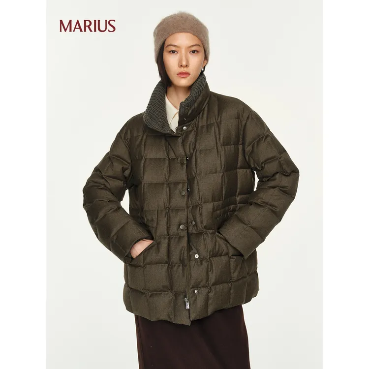 MARIUS‘炭炭熊’经典短款外套