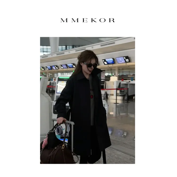 MMEKOR“伦敦雾”风衣 2025新款秋款静奢老钱风复古外套 30583
