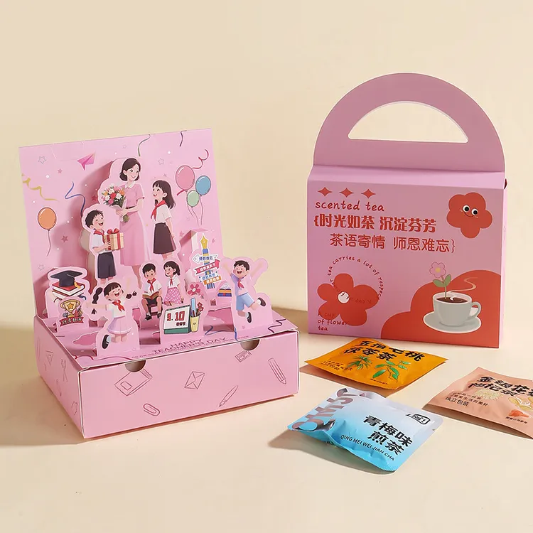 2025教师节小礼品送幼儿园女老师创意润喉花茶礼盒实用谢师宴礼物