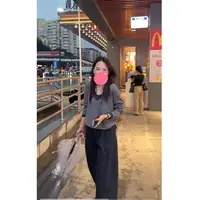 J-88008#设计感经典条纹假两件针织衫上衣气质宽松
