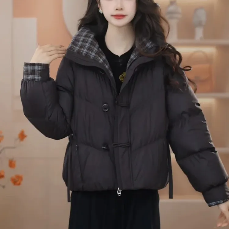 【羽绒服】2025冬季新款气质时尚保暖白鸭绒轻奢加厚羽绒服25W701