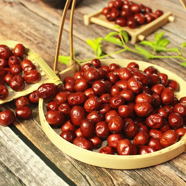 黄河滩甜酸枣山西特产长酸枣小酸枣山枣口感偏甜八分干