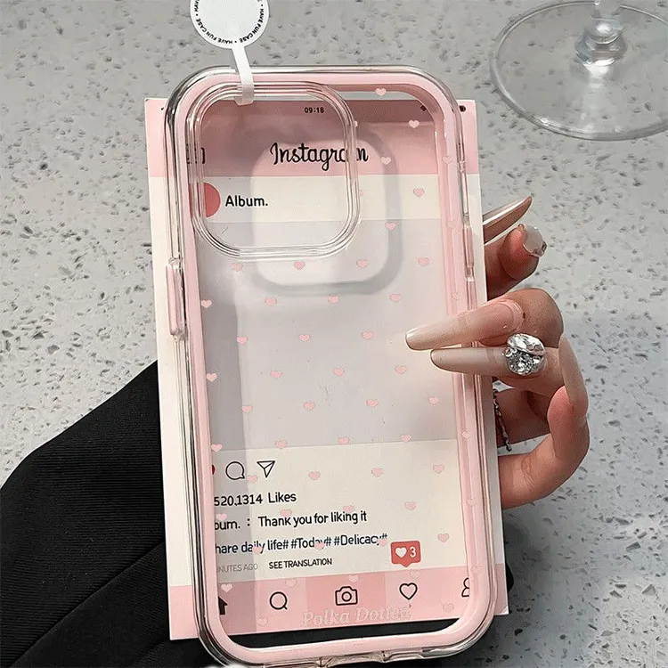 适用苹果15手机壳12/13/14ProMax卡通iPhone16/INS风15Plus网红xr