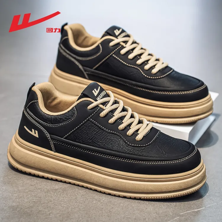 回力男鞋2025新款冬季潮流百搭休闲男士工装板鞋运动低帮马丁靴子