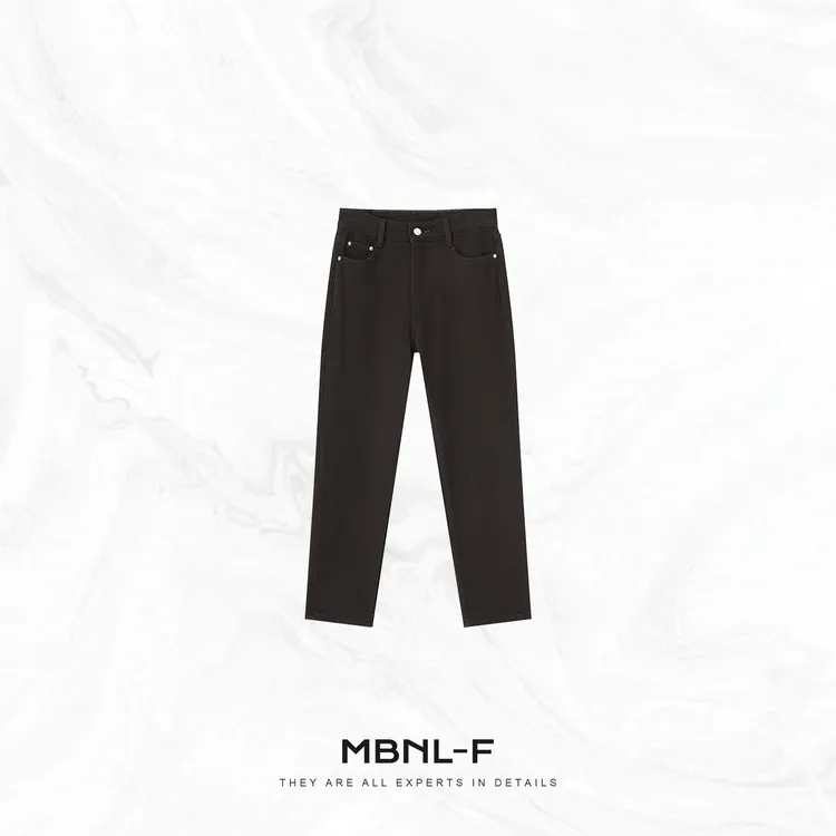 MBNL-F“棕调烟管” 莱赛尔天丝棉混纺质感牛仔裤 秦磊XM-XKZ9680