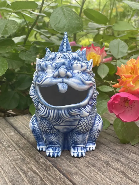 【特价福利】“大板牙”招财狻猊鬼迷日眼茶宠香炉手工原创陶瓷摆件