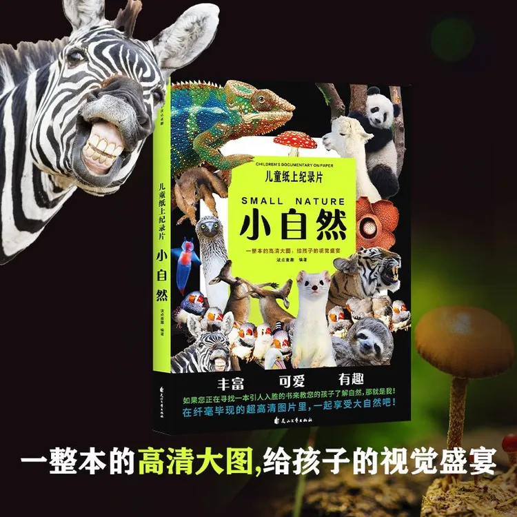 儿童纸上纪录片：小自然 一整本的高清大图，给孩子的自然盛宴