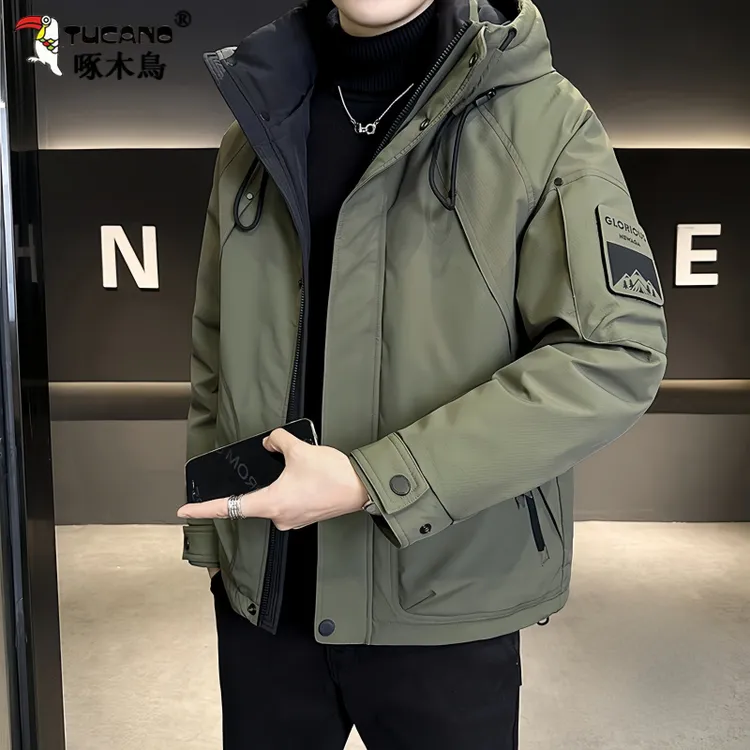 啄木鸟防寒服外套男冬季新款潮牌高级感防寒服时尚男狂欢季好物