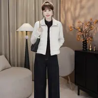 “北欧之冬”轻盈锁温~立领针织拼接保暖轻羽绒服25CY001