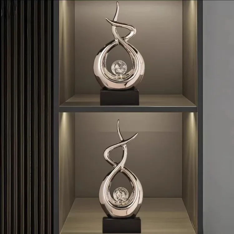 风生水起摆件高档大气轻奢客厅酒柜电视柜入门鞋柜玄关家居装饰品